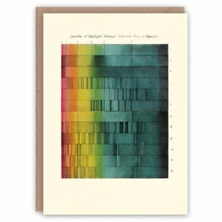 'Daylight' – colour theory greetings card by The Pattern Book