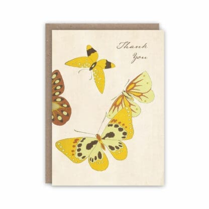 Butterfly 'Thank You' notecard