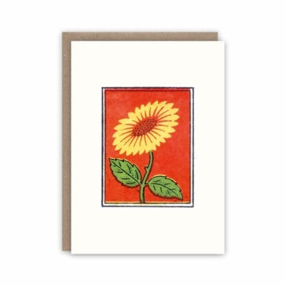 Sunflower notecard